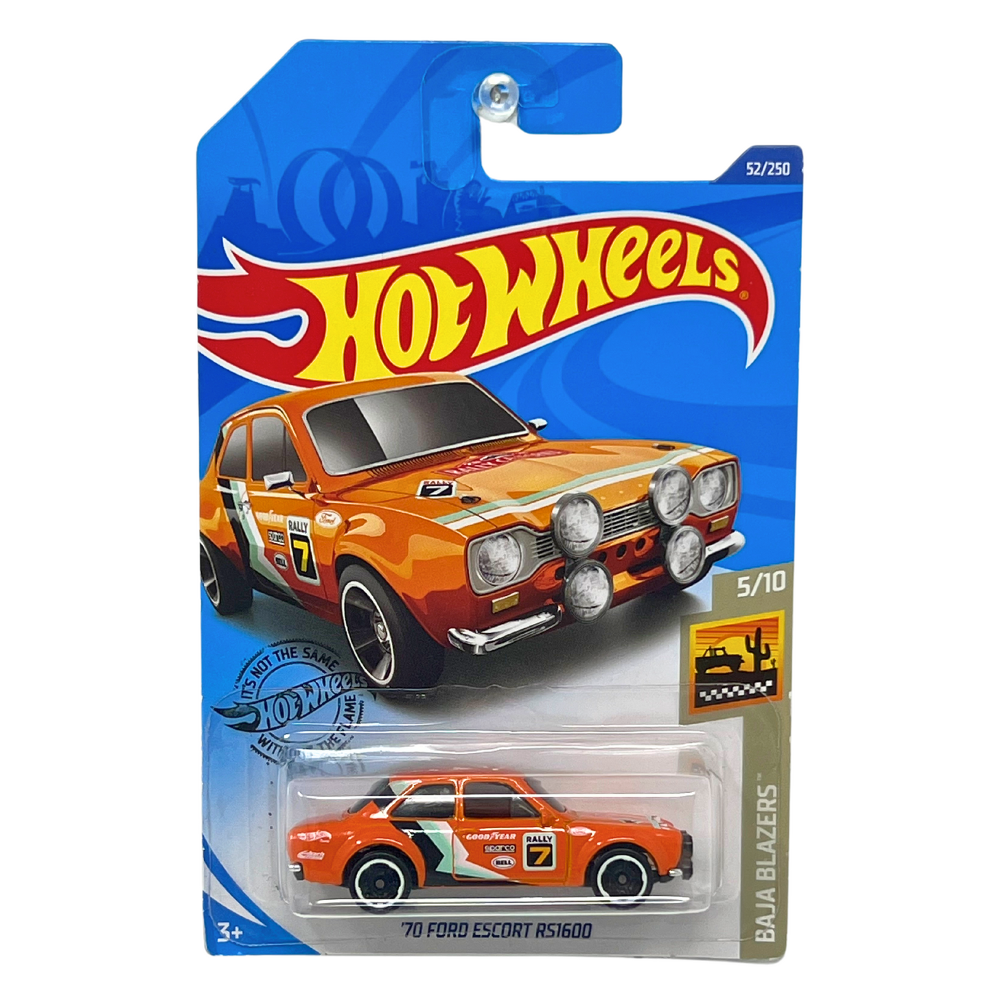Hot Wheels Baja Blazers '70 Ford Escort RS1600 Rally Car 1:64 Diecast
