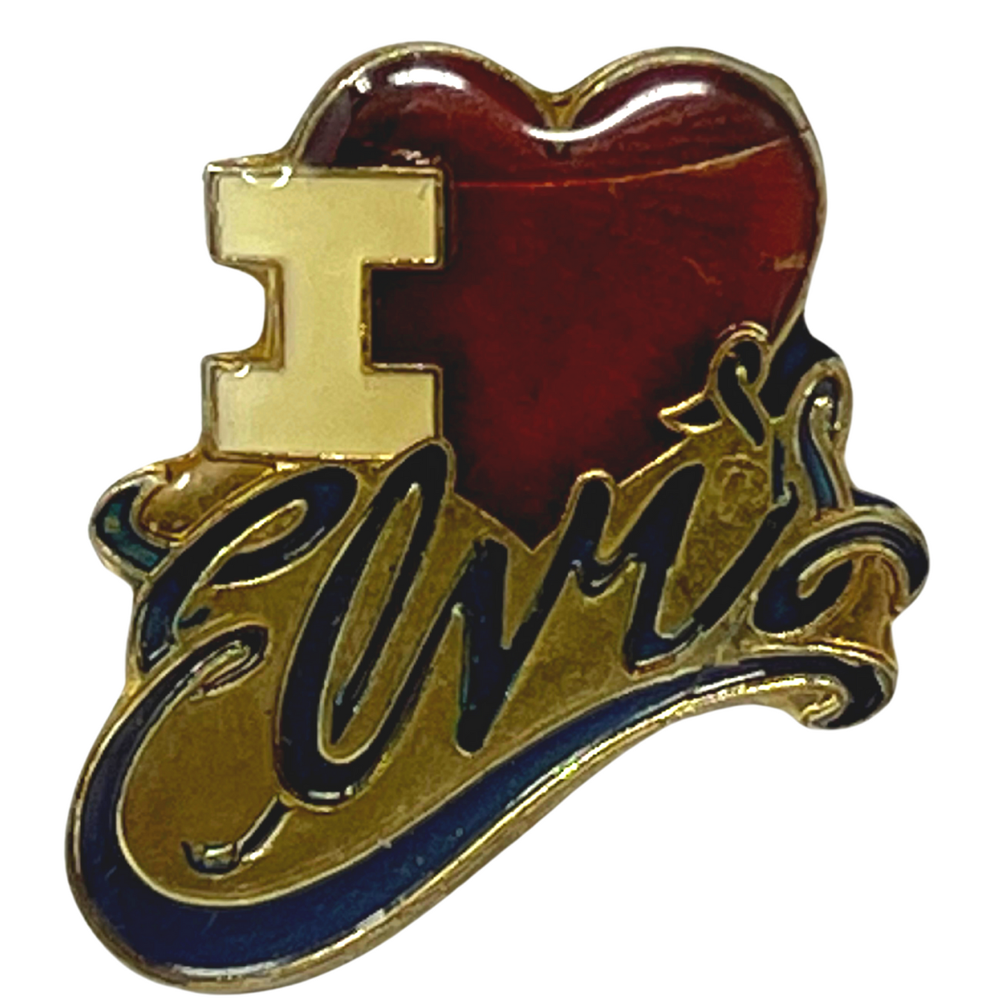 I Love Elvis Lapel Pin