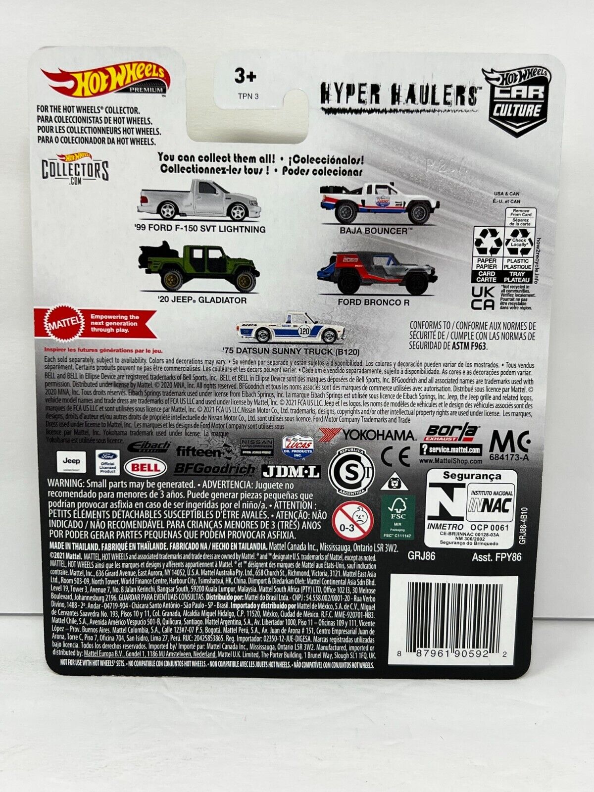 Hot Wheels Premium '20 Jeep Gladiator 1:64 Diecast