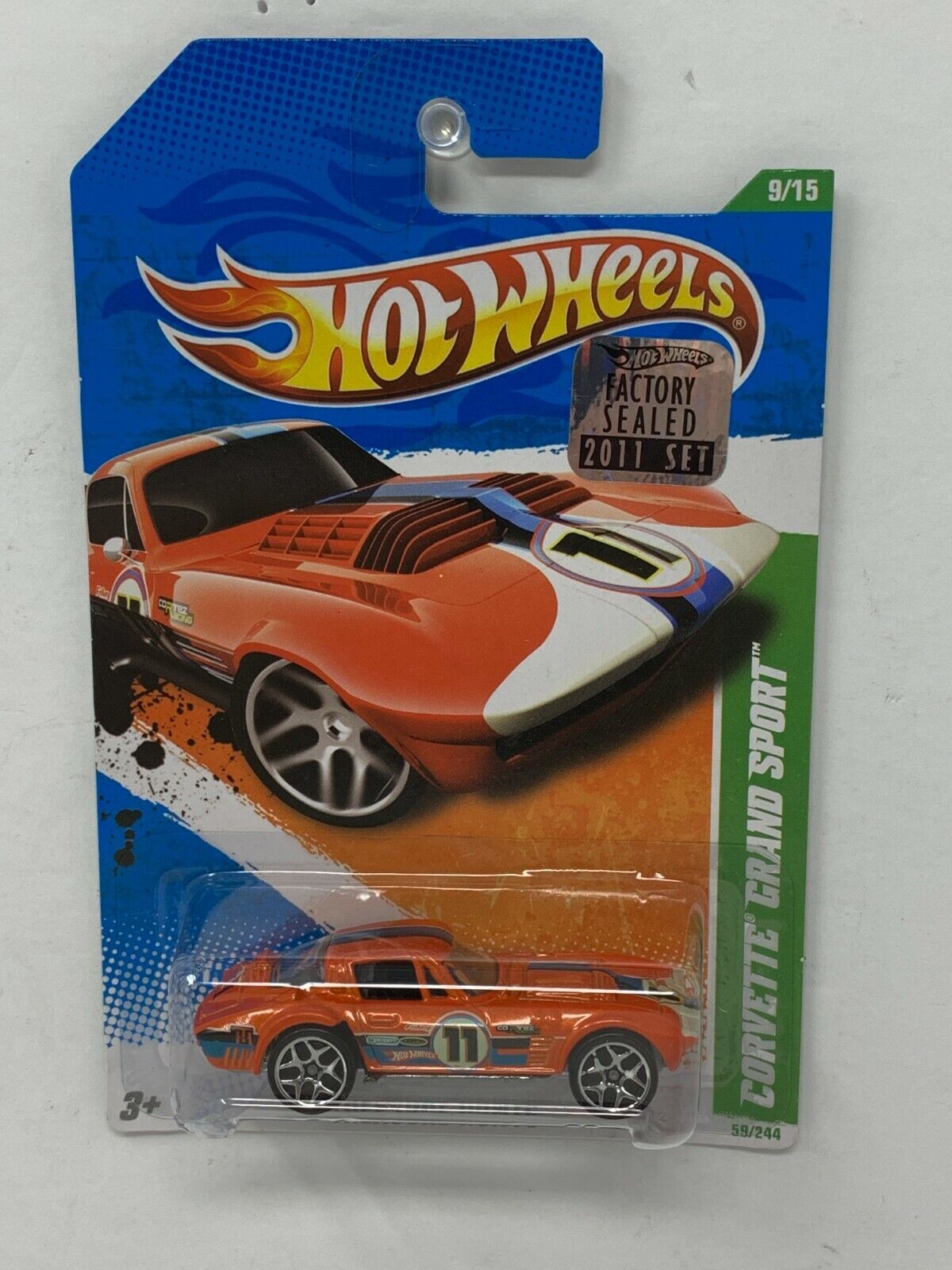 Hot Wheels Treasure Hunt Corvette Grand Sport 1:64 Diecast Muscle Car 2011 Factory Sealed