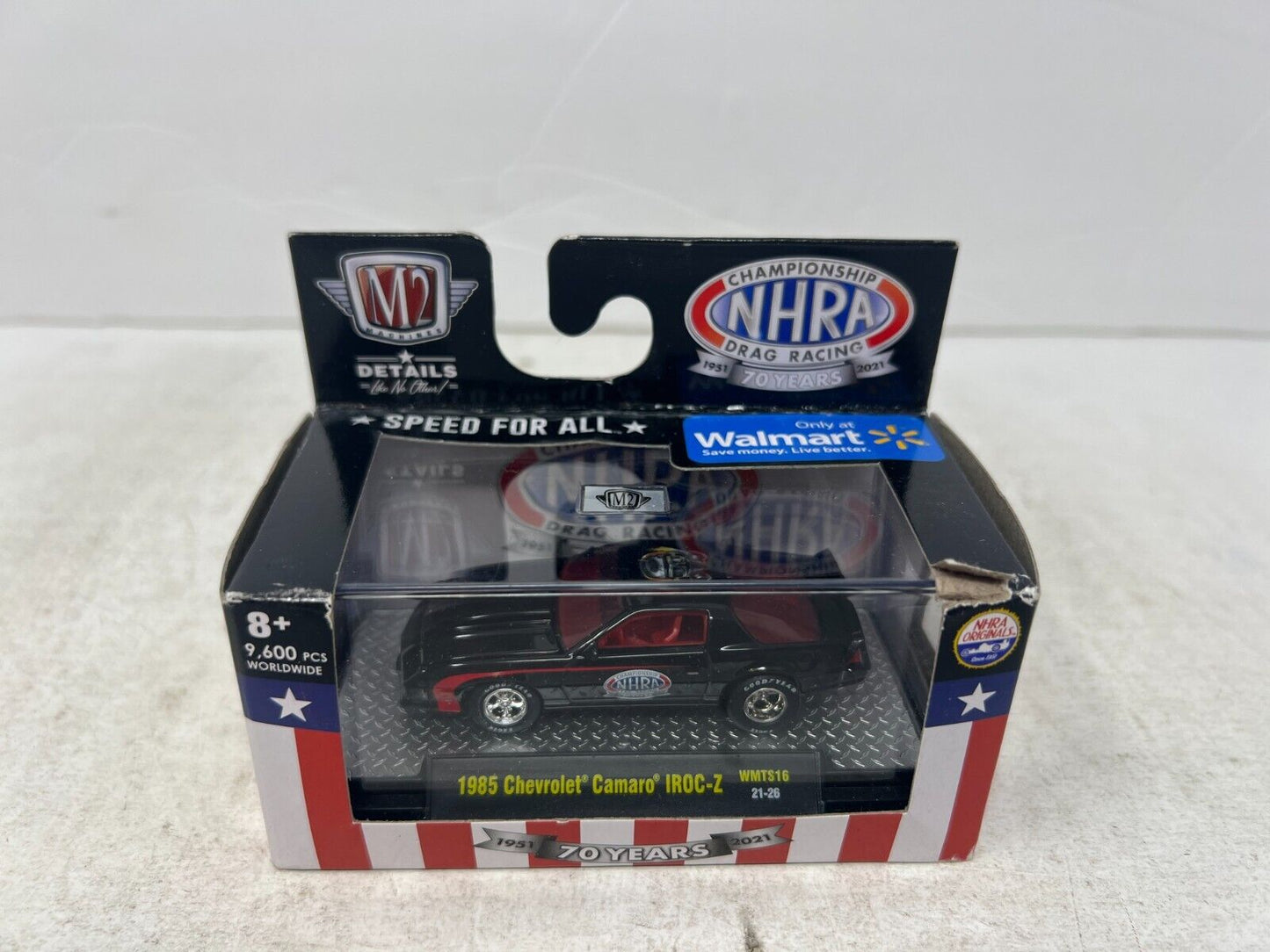 M2 Machines NHRA Drag Racing 1985 Chevrolet Camaro Iroc-Z 1:64 Diecast