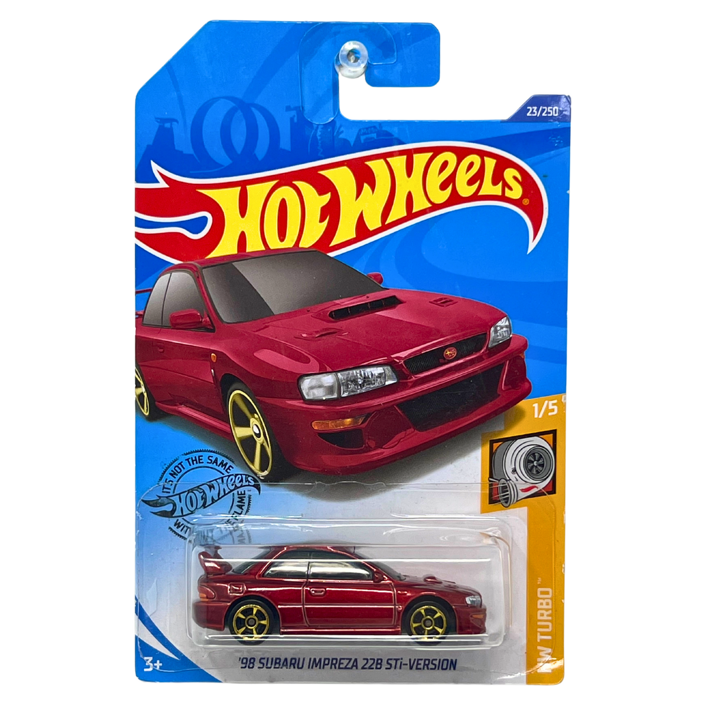 Hot Wheels HW Turbo 1998 Subaru Impreza 22B STi-Version JDM 1:64 Diecast Red