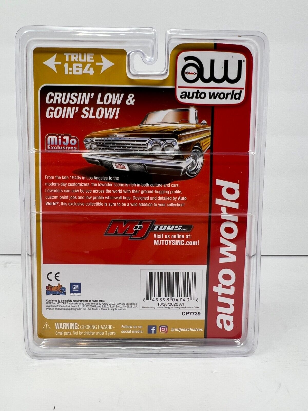 Auto World 1962 Chevy Impala SS Convertible Lowriders MiJo Exclusive 164 Diecast