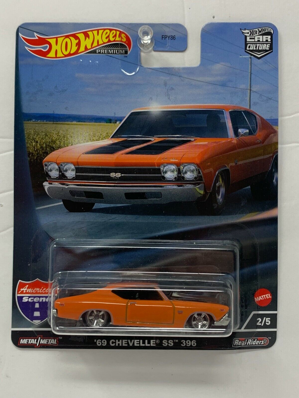 Hot Wheels Premium American Scene '69 Chevelle SS 396 1:64 Diecast