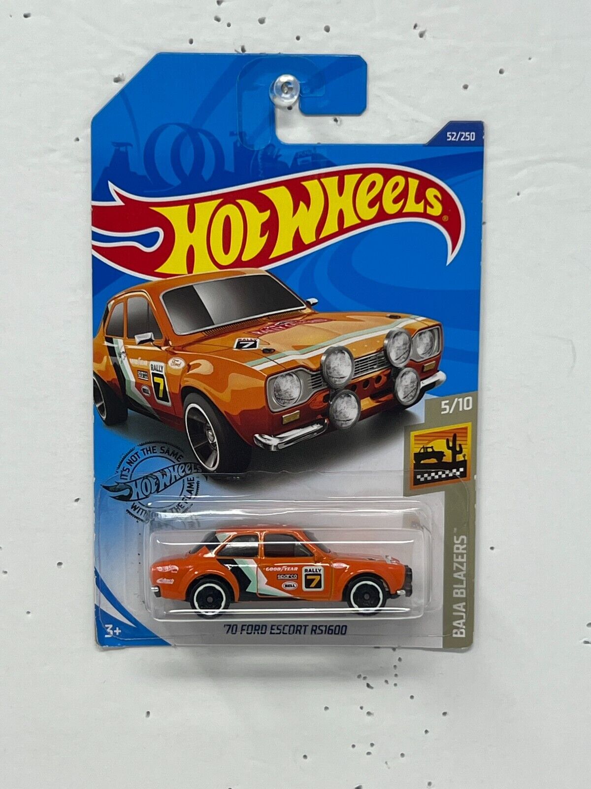 Hot Wheels Baja Blazers '70 Ford Escort RS1600 Rally Car 1:64 Diecast