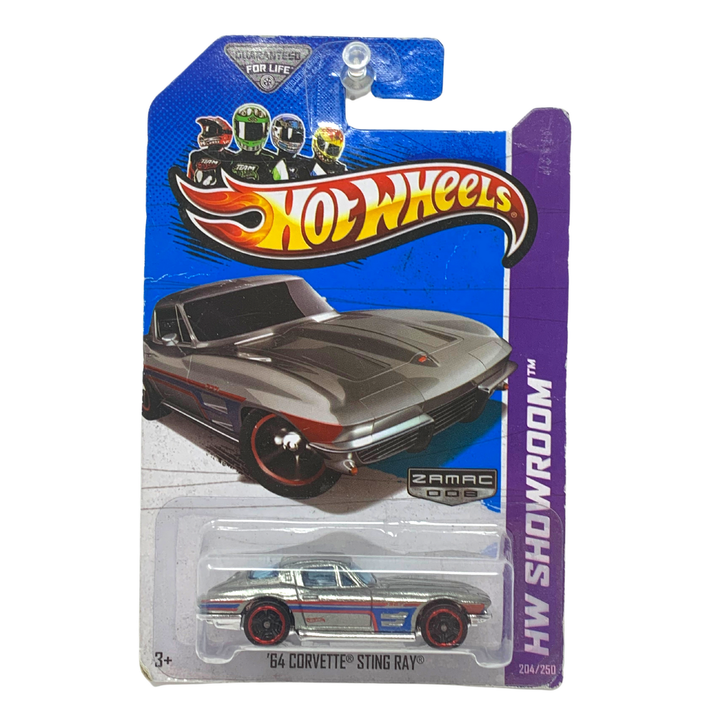 Hot Wheels Zamac HW Showroom '64 Corvette Sting Ray Muscle Car 1:64 Diecast