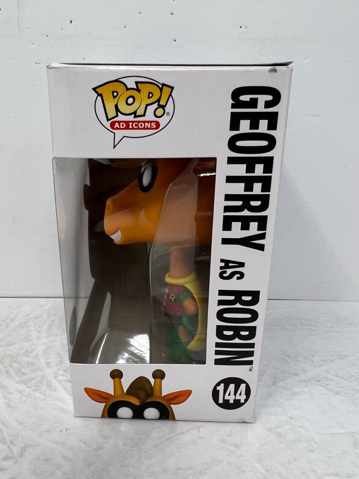Funko Pop! AD Icons Toys R Us DC #144 Geoffrey as Robin Vinyl Figure