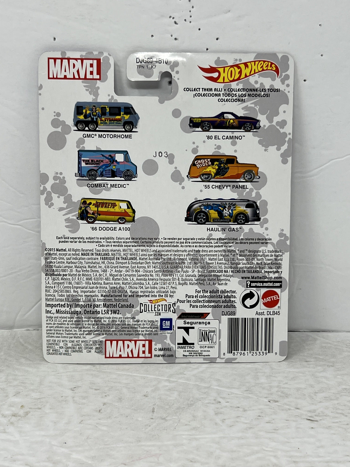 Hot Wheels Marvel Hawkeye '66 Dodge A100 Van Real Riders 1:64 Diecast
