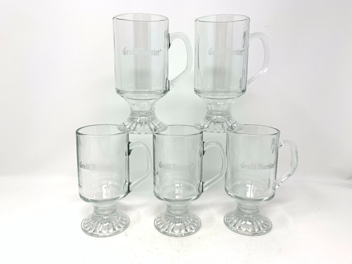 Grand Marnier Irish Coffee Mugs Set of 5