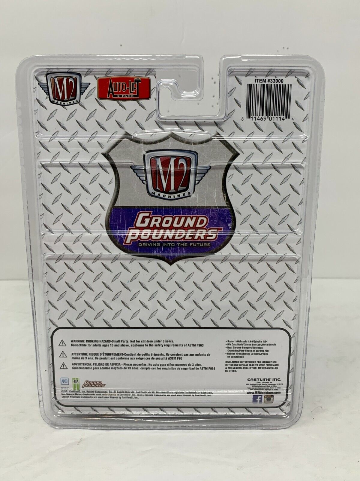 M2 Machines Ground Pounders Auto-Lifts 1957 Chevrolet 150 R22 1:64 Diecast