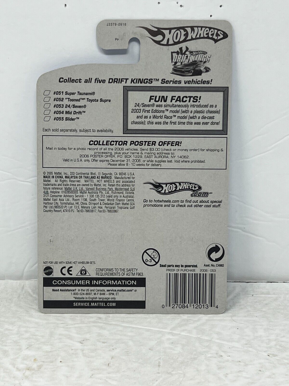 Hot Wheels Drift Kings 24 Seven JDM 1:64 Diecast Red