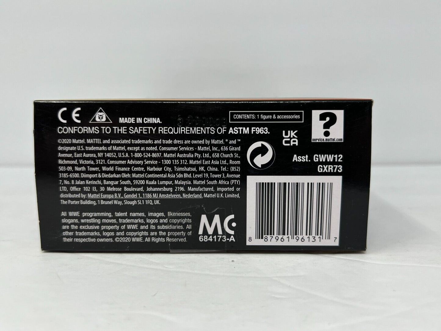 WWE Ultimate Warrior Elite Collection Wrestlemania 12 Action Figure Mattel Toys