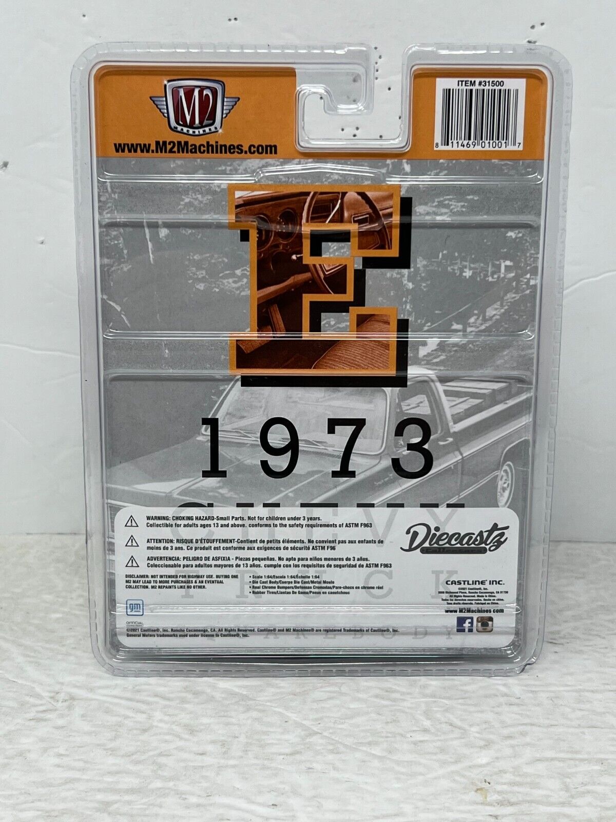 M2 Machines Riverside Show "E" 1973 Chevrolet Cheyenne 10 1:64 Diecast