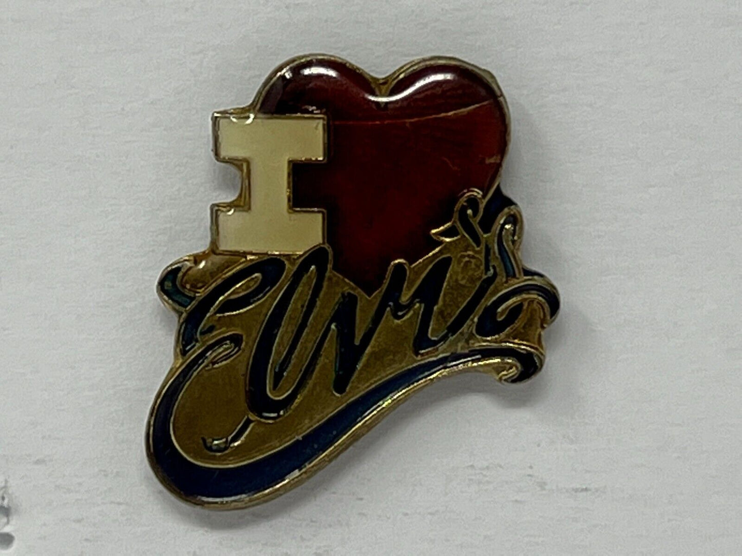 I Love Elvis Lapel Pin