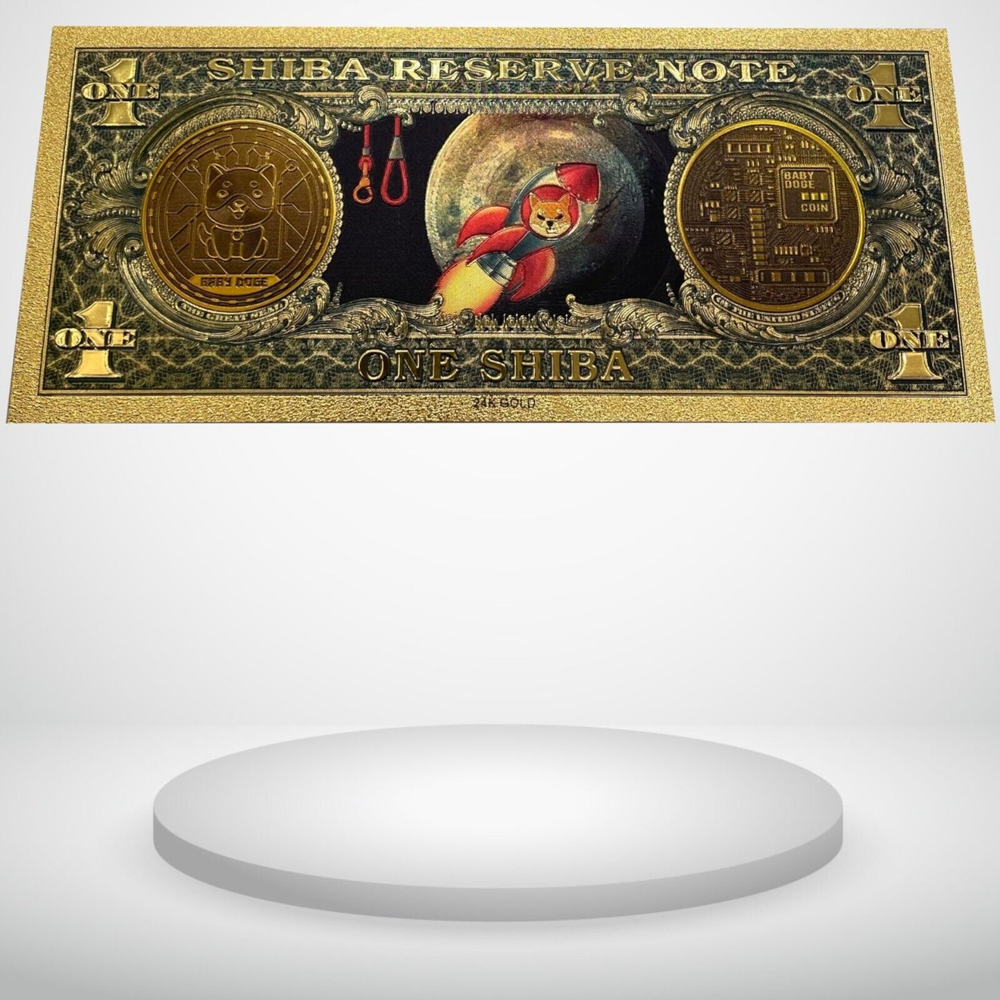 Shiba Inu | SHIB Physical Bank Note Crypto Novelty Souvenir One Shiba Dollar