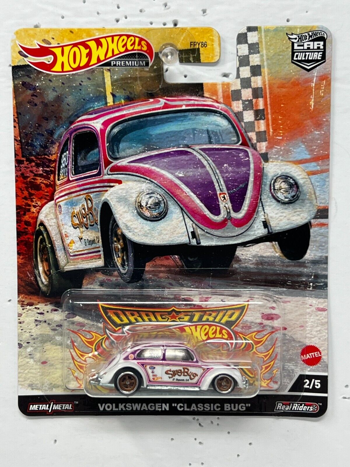 Hot Wheels Premium Drag Strip Demons Volkswagen "Classic Bug" 1:64 Diecast