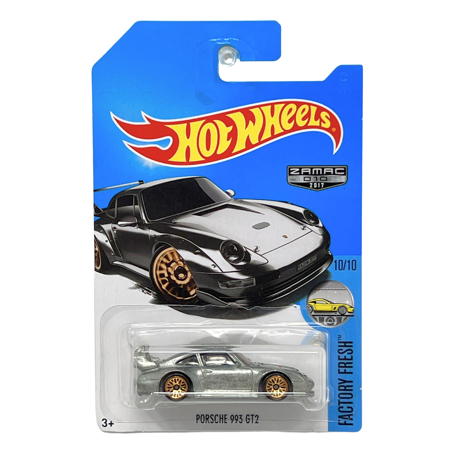 Hot Wheels Zamac Factory Fresh Porsche 993 GT2 European Car 1:64 Diecast