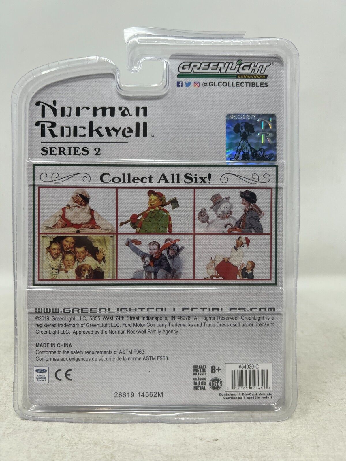 Greenlight Norman Rockwell Series 2 1956 Ford F-100 1:64 Diecast