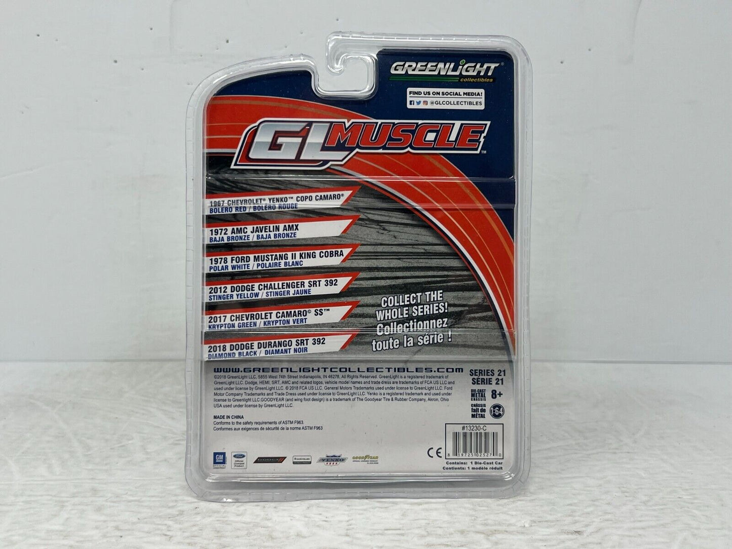 Greenlight GL Muscle 1978 Ford Mustang II King Cobra Green Machine 1:64 Diecast