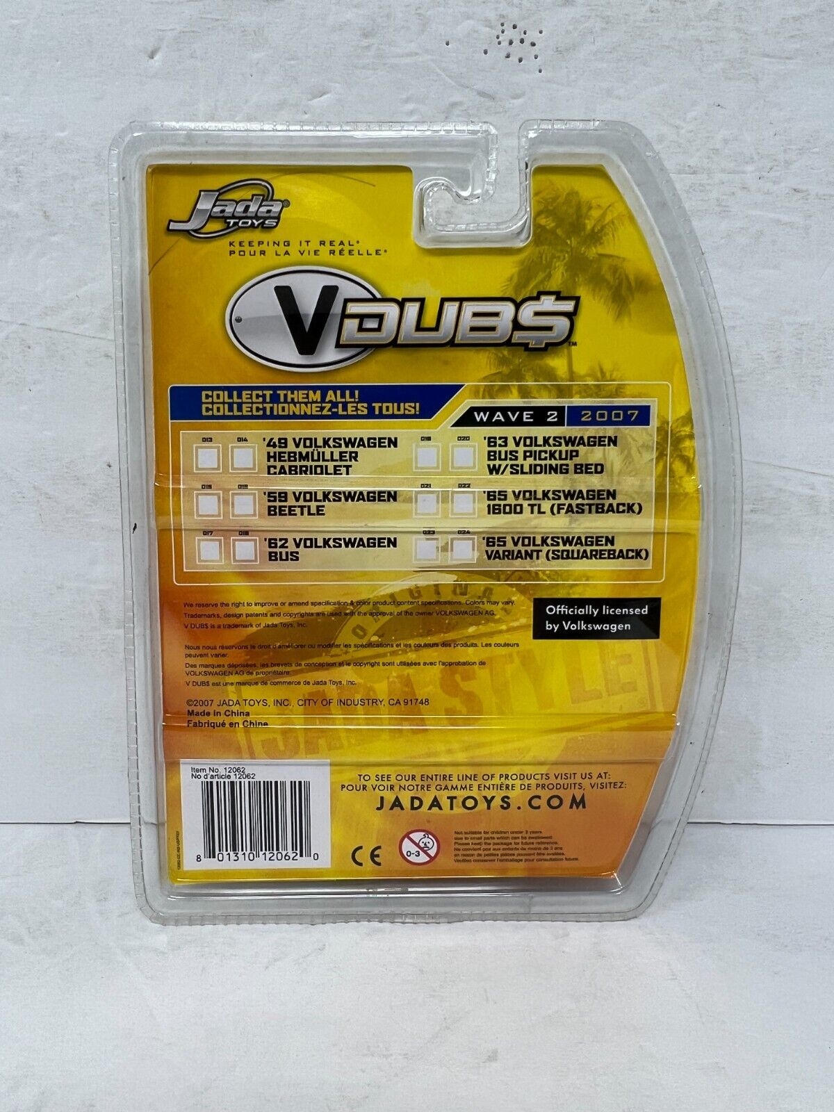 Jada Toys V Dubs '49 Volkswagen Hebmuller Cabriolet Hard Top 1:64 Diecast
