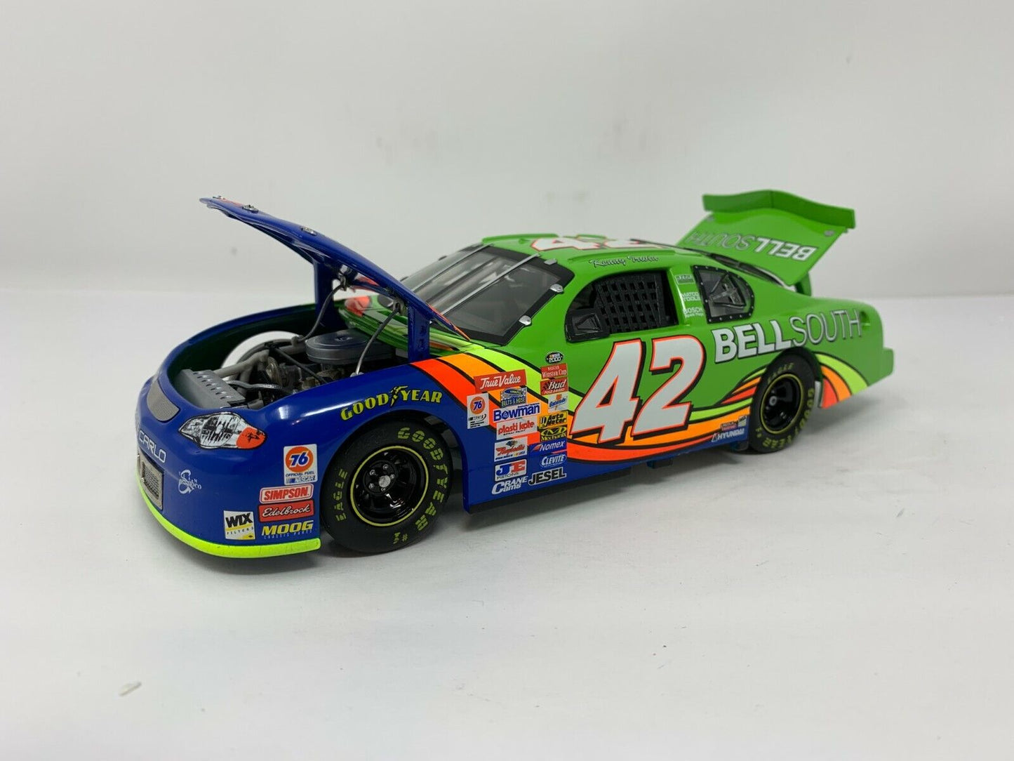 Team Caliber Owners Series Nascar #42 Kenny Irwin BellSouth Monte Carlo 1:24 Diecast