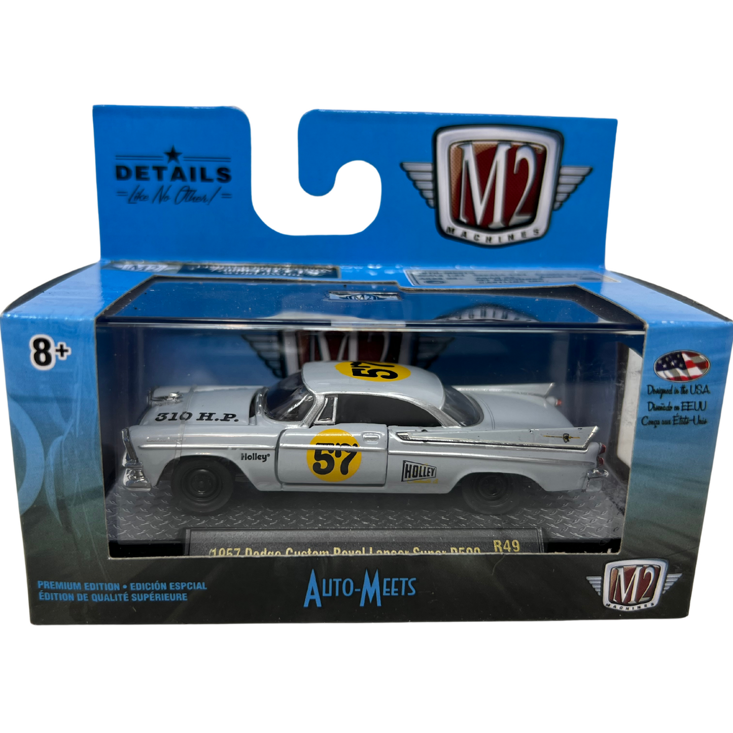 M2 Machines Auto-Meets 1957 Dodge Custom Royal Lancer Super D500 1:64 Diecast