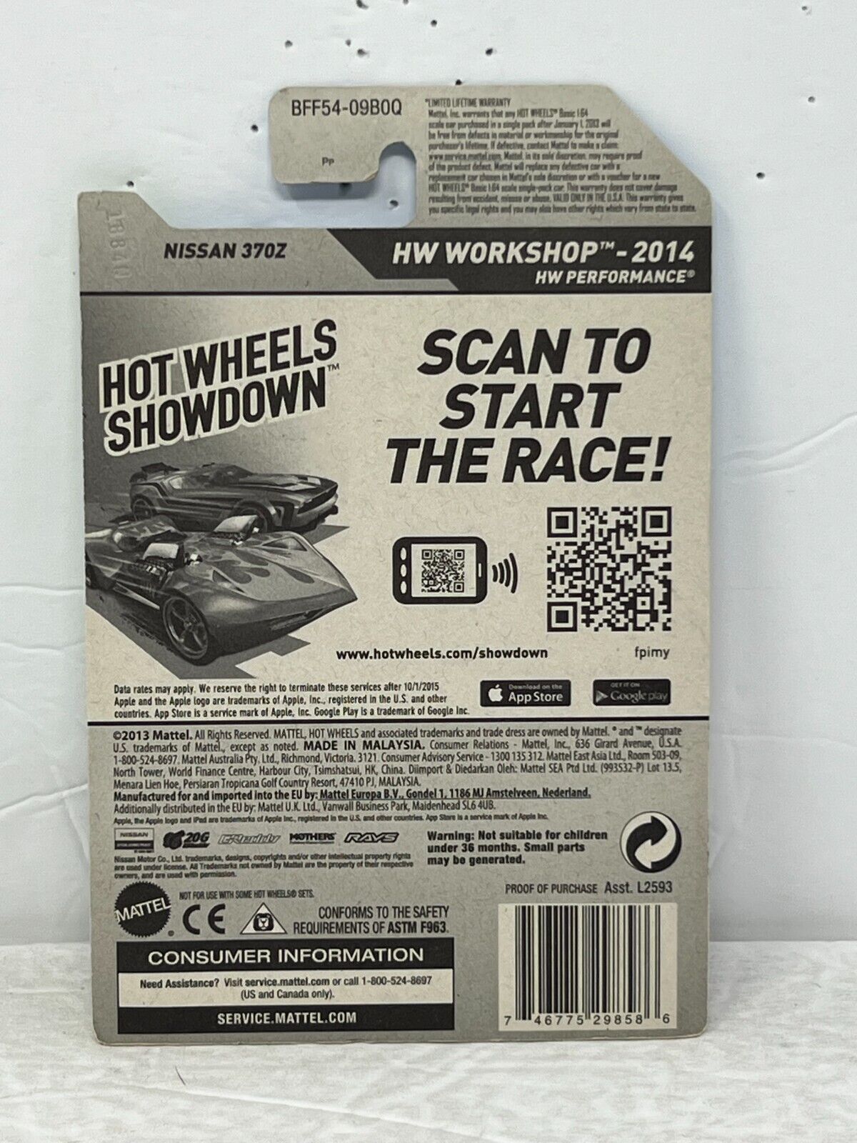 Hot Wheels HW Workshop Nissan 370Z JDM 1:64 Diecast