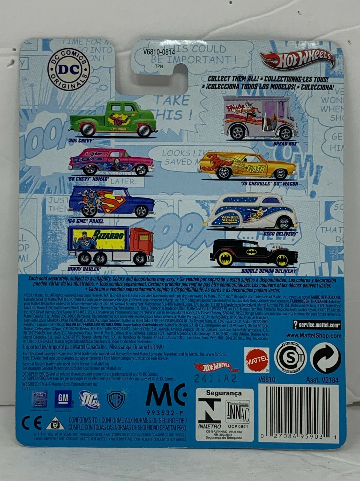 Hot Wheels DC Comics Superman 1964 GMC Panel Truck Real Riders POP Culture 1:64 Diecast