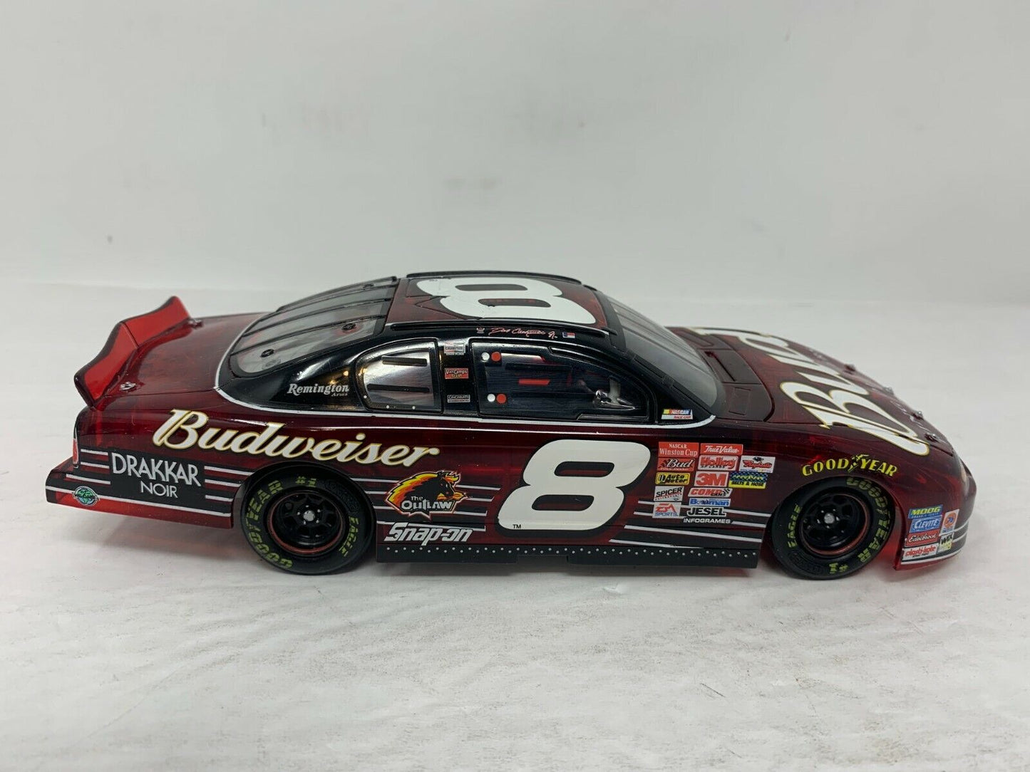 Action Nascar #8 Dale Earnhardt Jr. Budweiser Clear 2002 Chevy 1:24 Diecast
