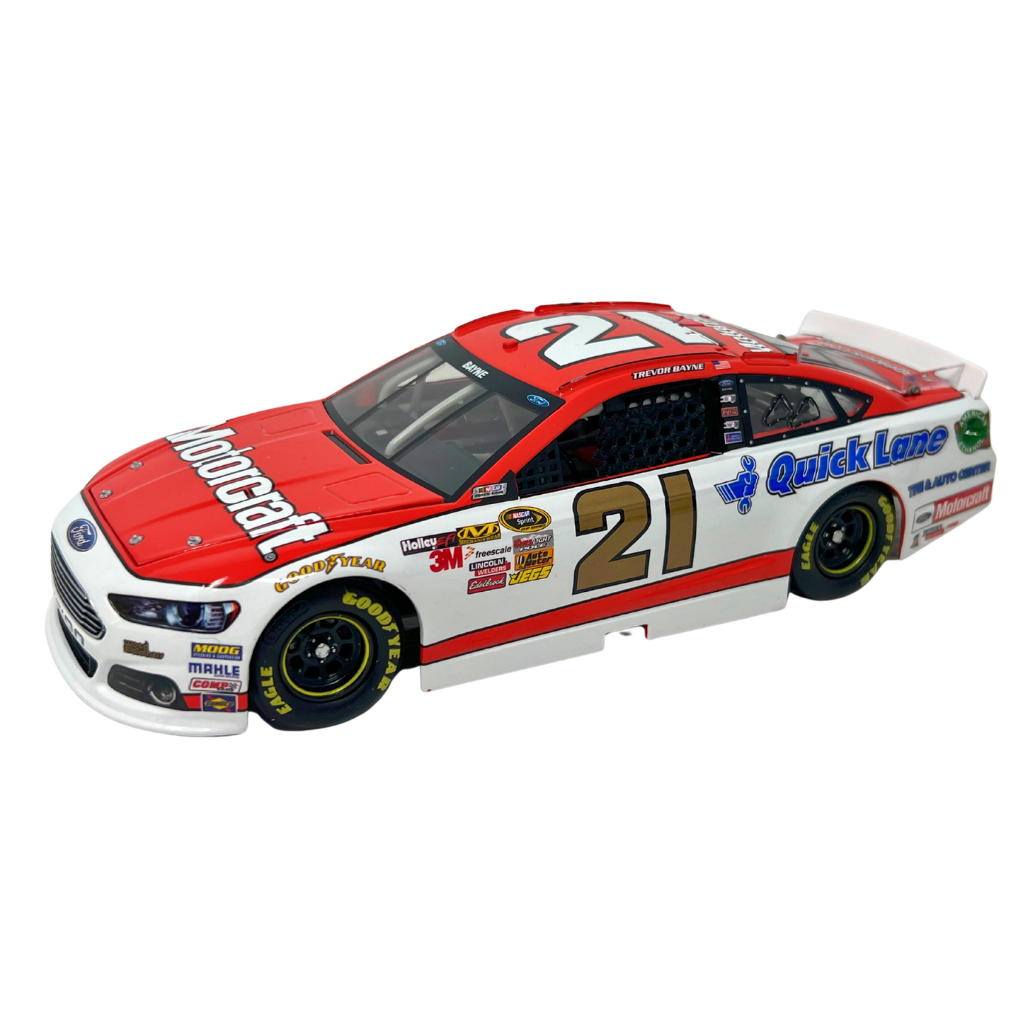 Lionel Racing Nascar #21 Trevor Bayne Motorcraft Quicklane 2013 Ford Fusion 124 Diecast