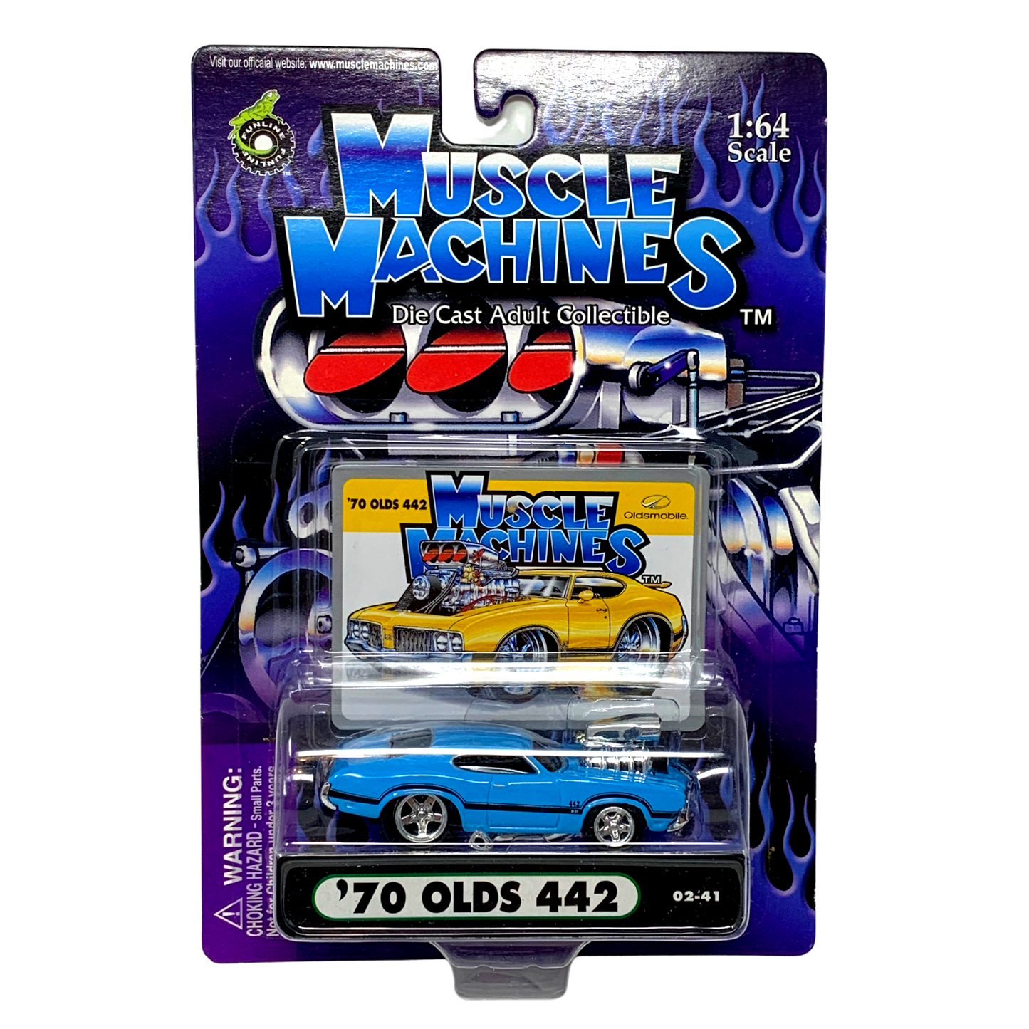 Muscle Machines '70 Olds 442 1:64 Diecast