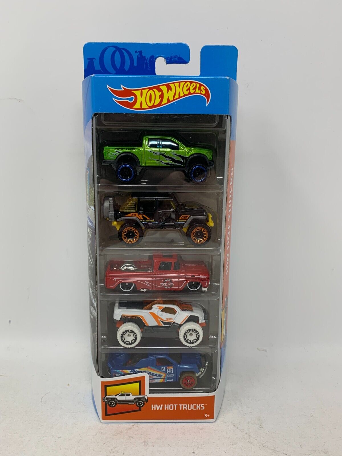 Hot Wheels 2019 HW Hot Trucks 5-Pack 1:64 Diecast Gift Pack
