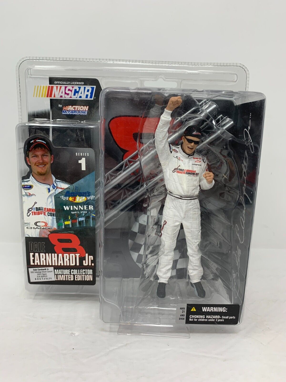 Action Nascar #8 Dale Earnhardt Jr. Tribute Concert Chevy 1:24 Diecast & Figure
