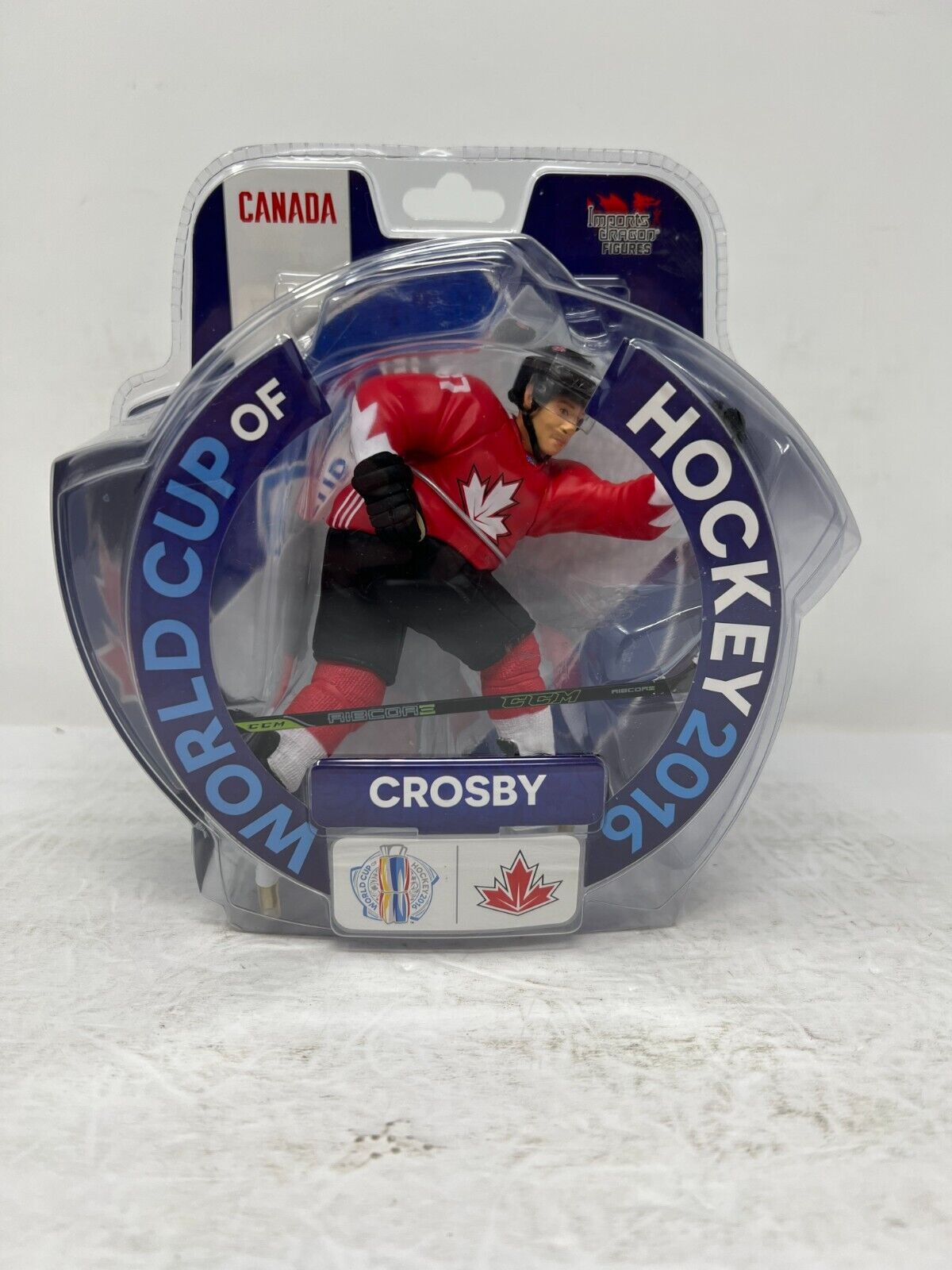 Imports Dragon 2016 World Cup of Hockey Sidney Crosby Red Jersey Action Figure