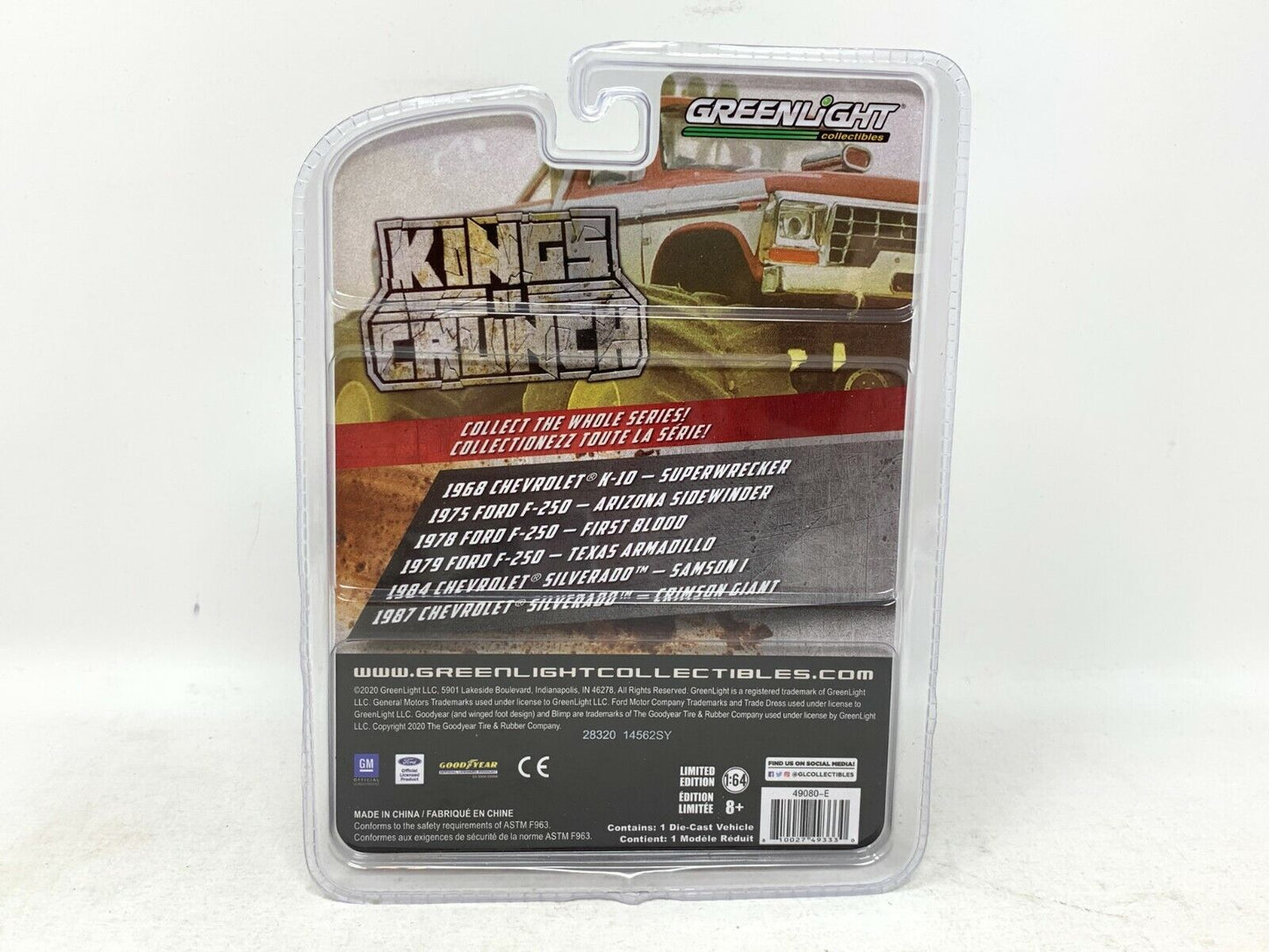 Greenlight Kings of Crunch Series 8 1984 Chevrolet Silverado Samson 1:64 Diecast