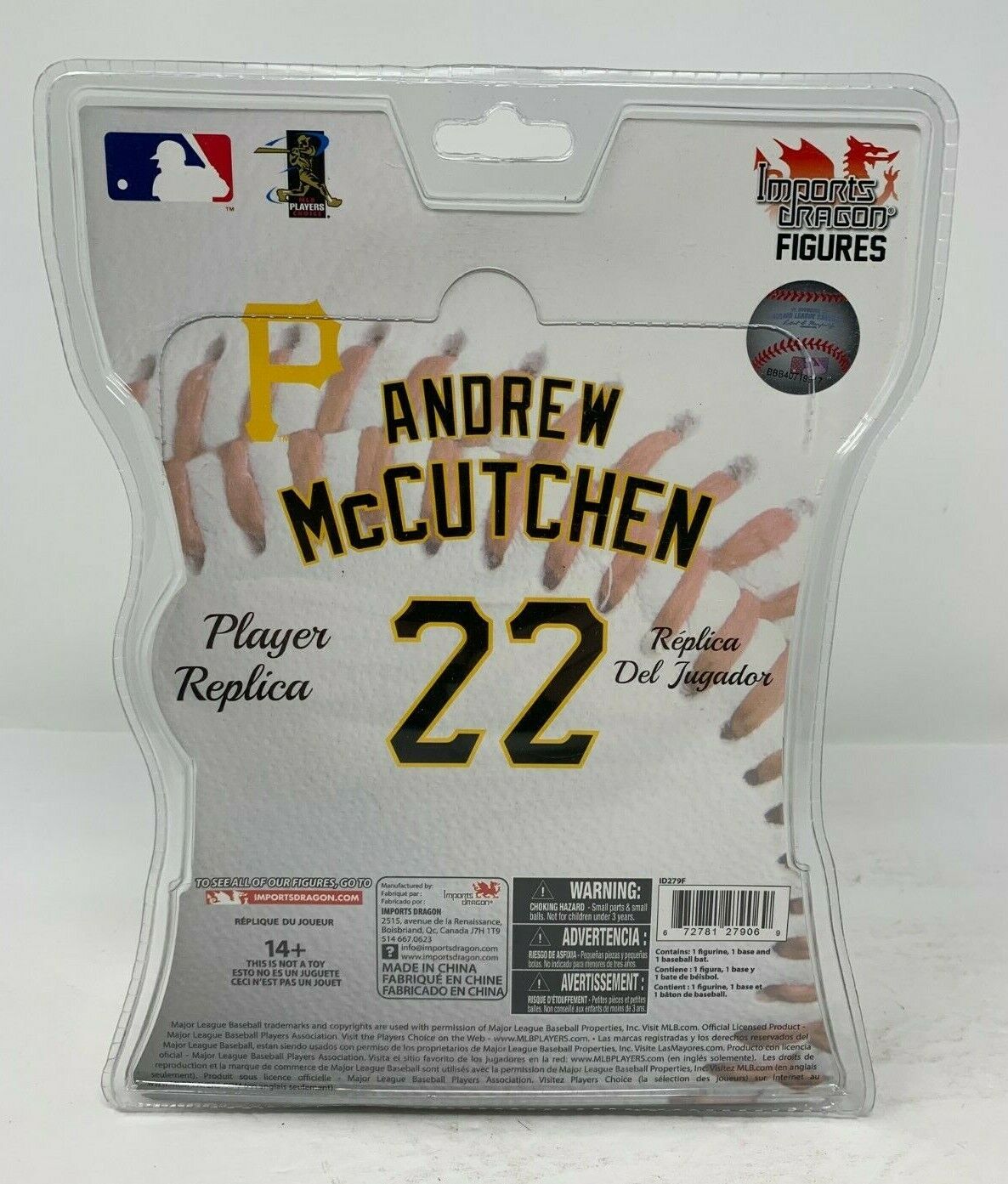 Imports Dragon MLB Andrew McCutchen Pittsburgh Pirates Figurine