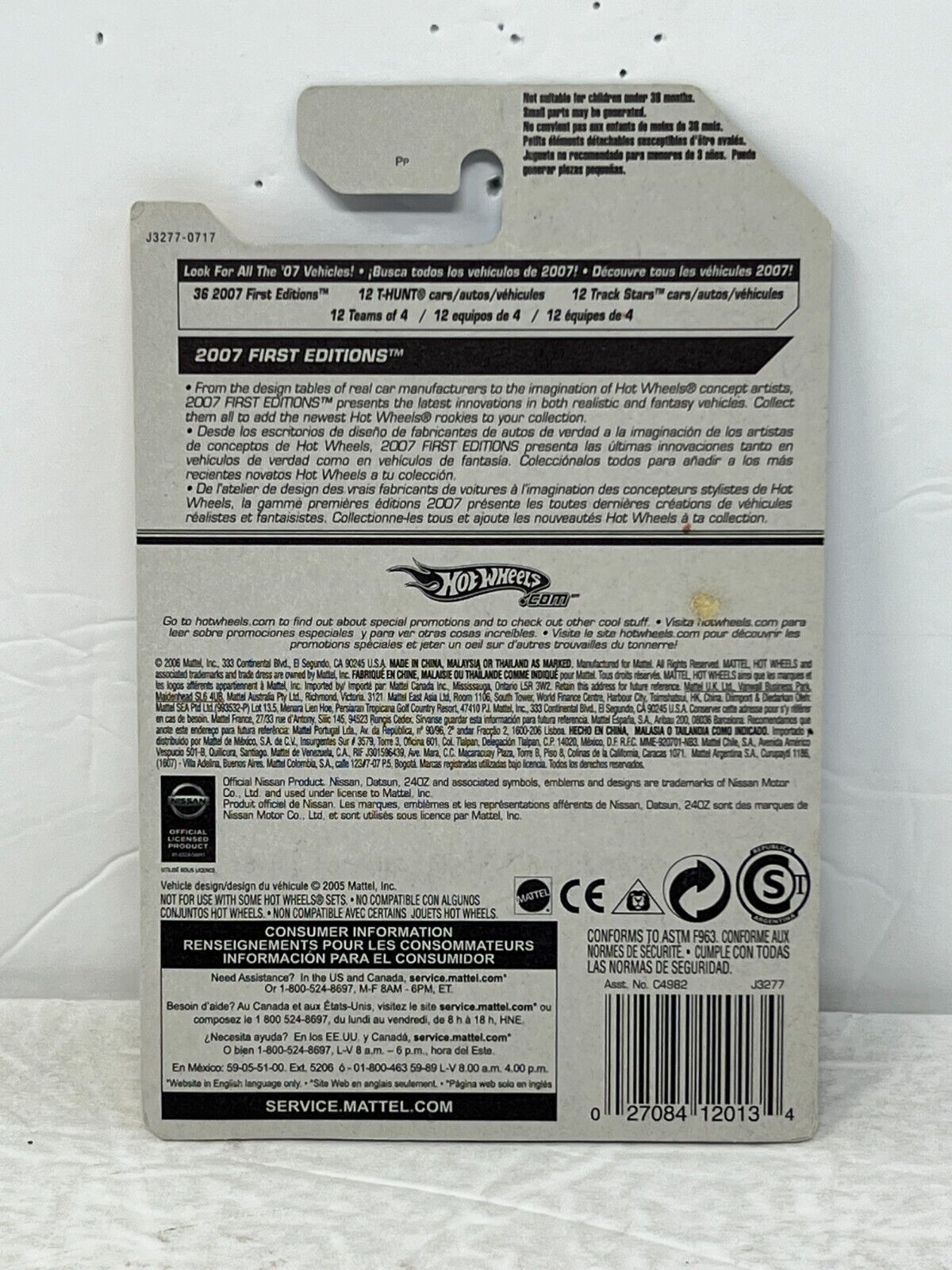 Hot Wheels Datsun 240Z JDM 1:64 Diecast Error