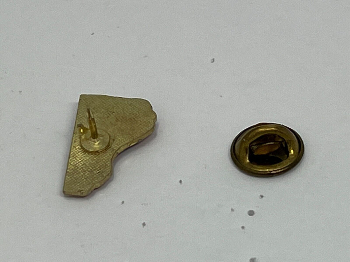 Virginia State Map Cities & States Lapel Pin P1