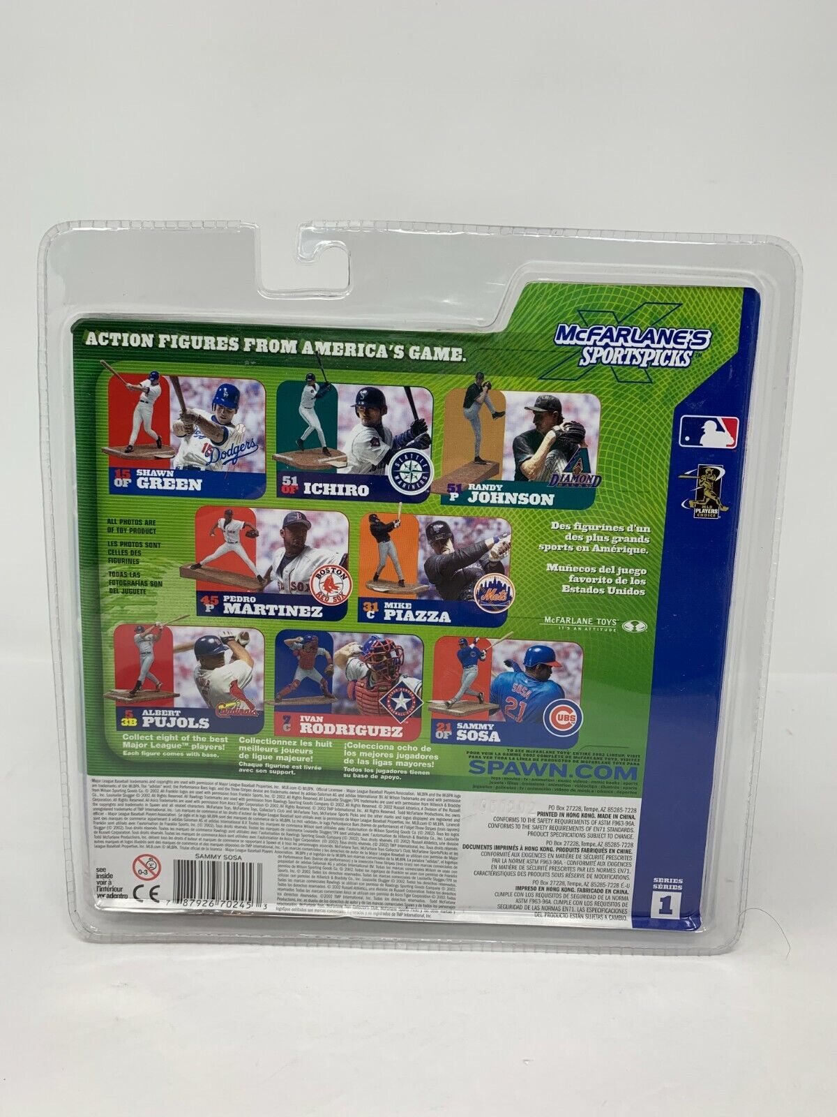 McFarlane MLB Sammy Sosa Chicago Cubs Series 1 Figurine