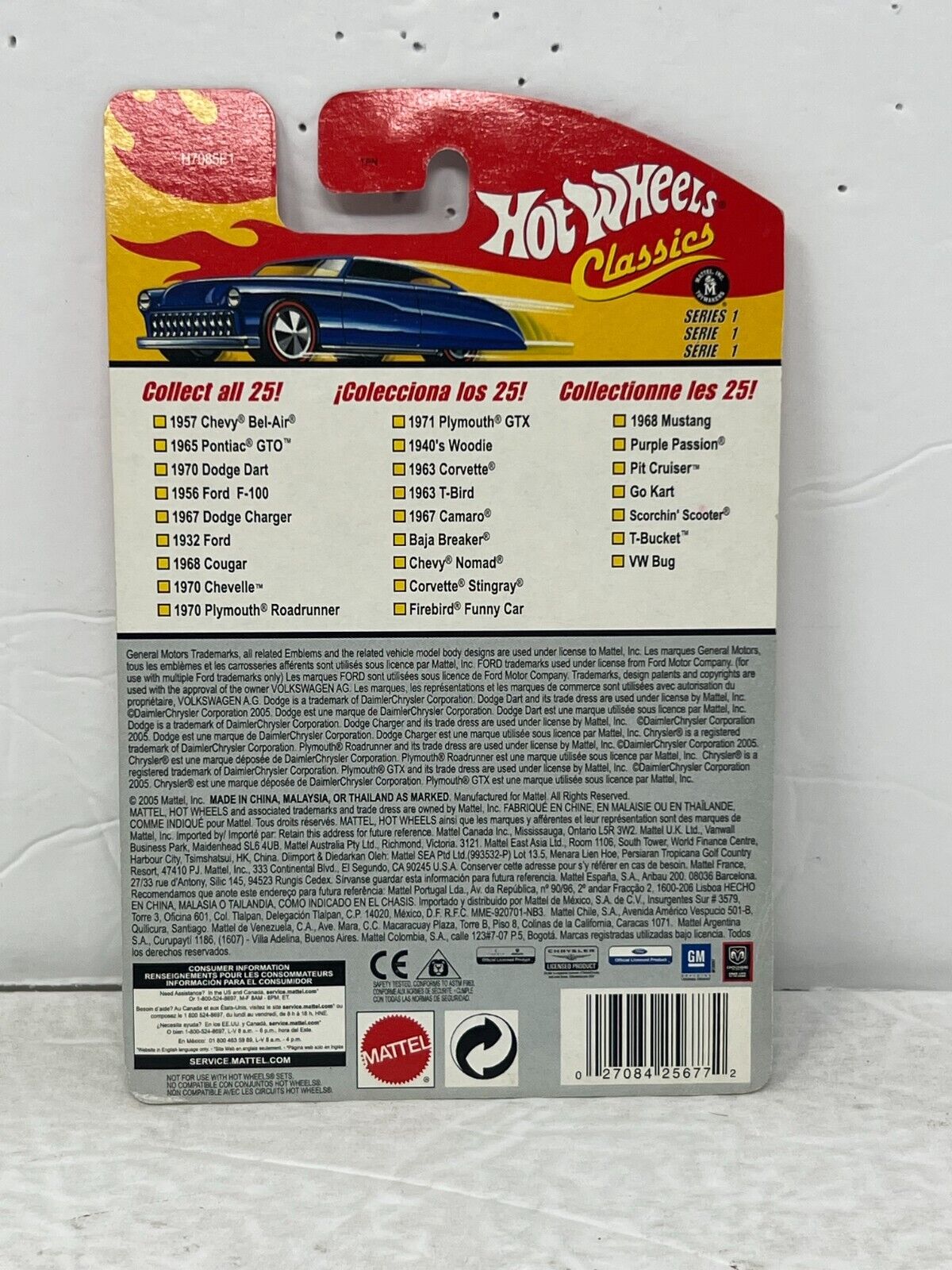 Hot Wheels Classics Series 1 Purple Passion Fantasy Cars 1:64 Diecast