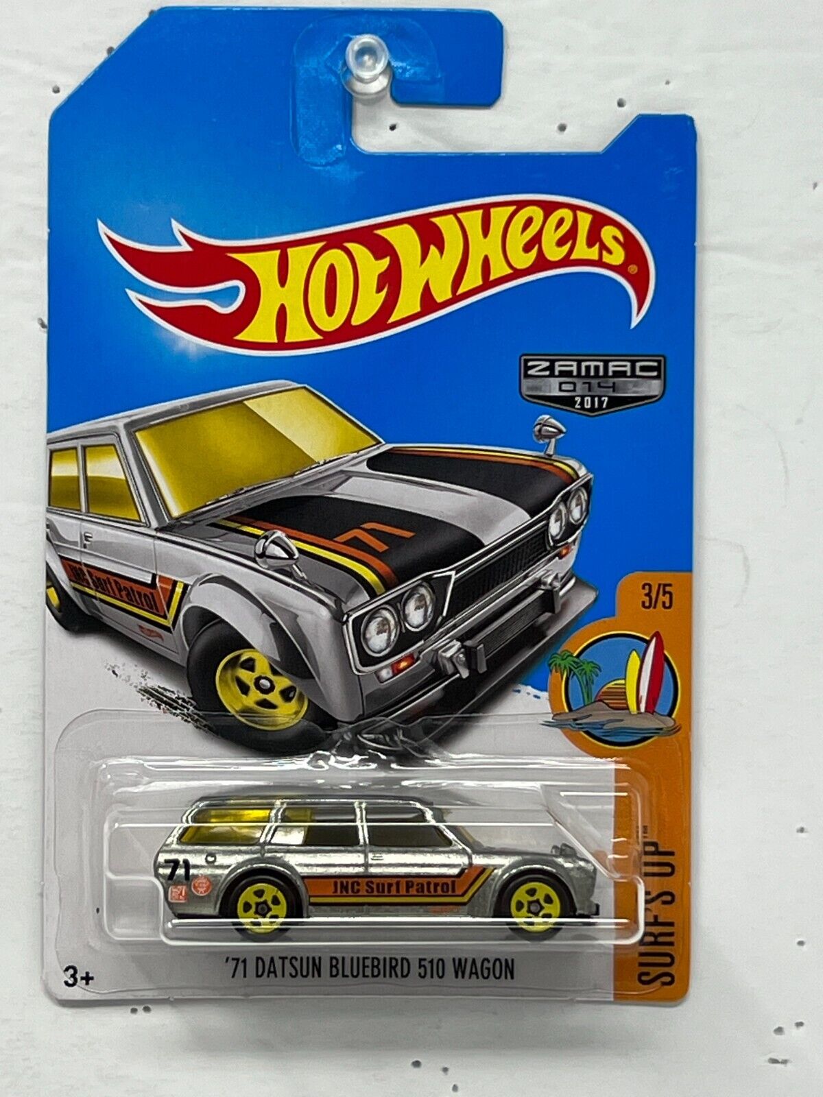 Hot Wheels Zamac Surf's Up 1971 Datsun Bluebird 510 Wagon JDM 1:64 Diecast