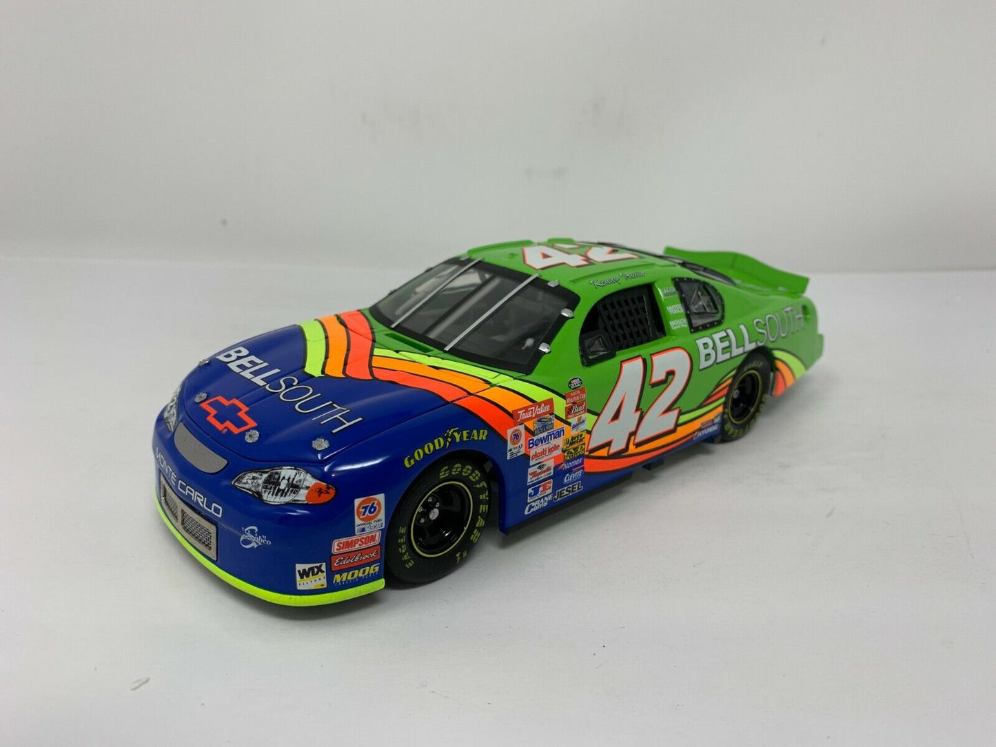 Team Caliber Owners Series Nascar #42 Kenny Irwin BellSouth Monte Carlo 1:24 Diecast