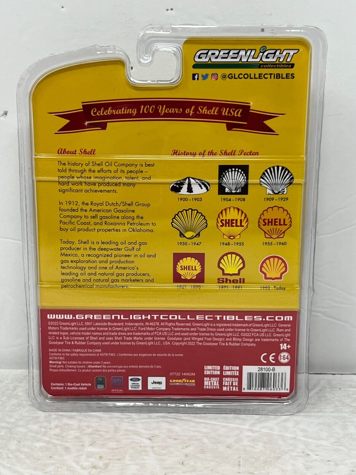 Greenlight Shell 1975 Chevrolet Chevelle Laguna GREEN MACHINE 1:64 Diecast