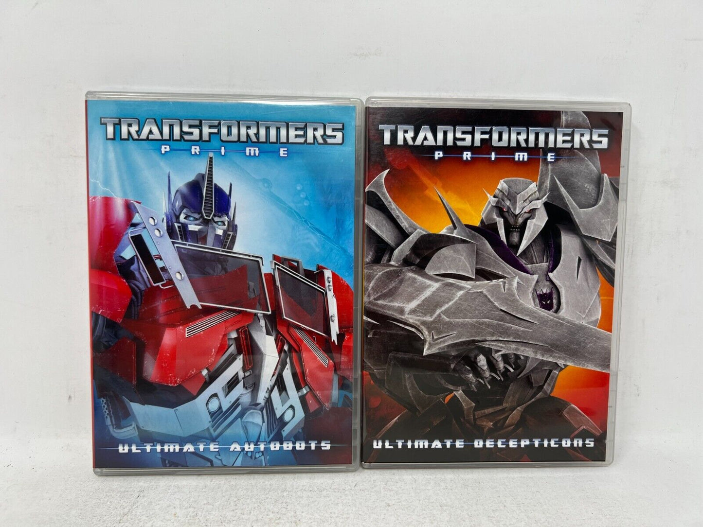 Lot of 2 Transformers Prime DVDs Ultimate Autobots & Decepticons Kids Cartoon
