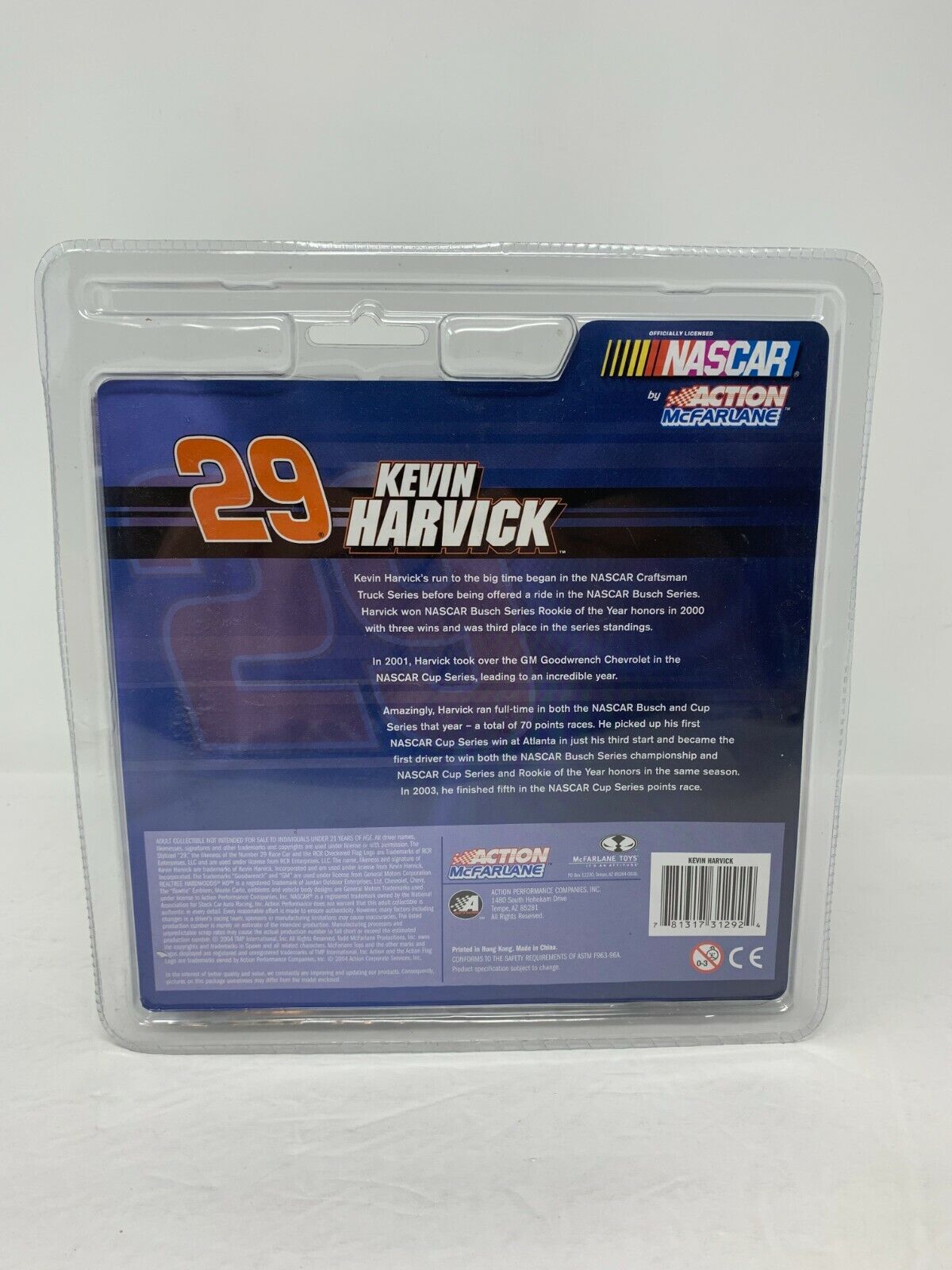 McFarlane Nascar #29 Kevin Harvick Series 3 Limited Edition Action Figurine