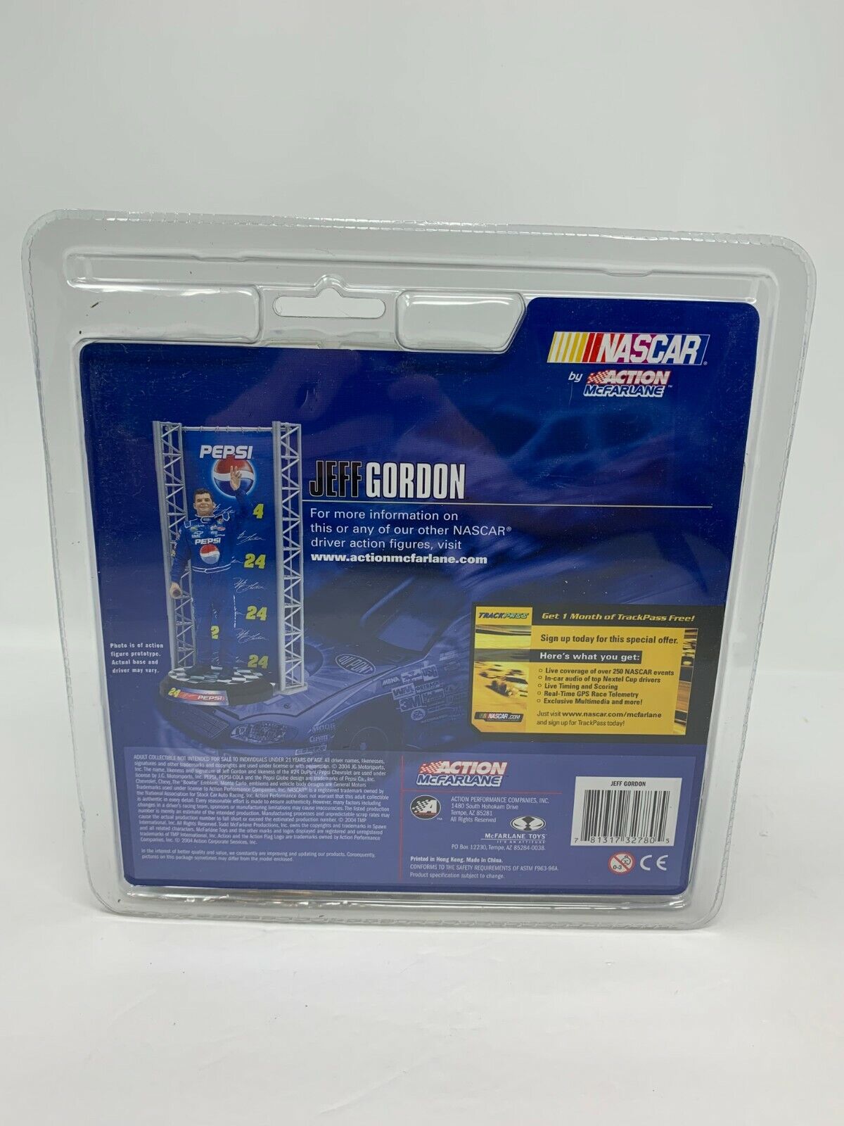 McFarlane Nascar #24 Jeff Gordon Series 2 Pepsi Action Figurine