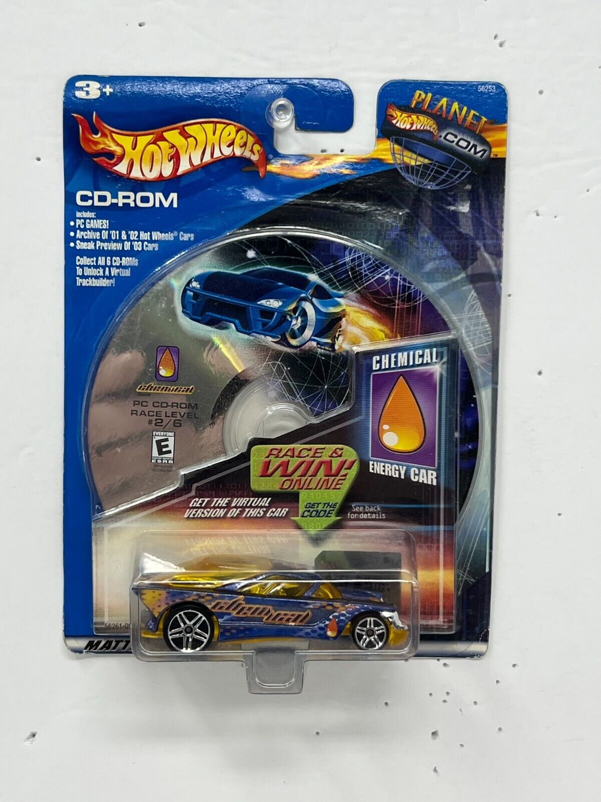 Planet Hot Wheels Chemical Energy Car Nomadder with CD-Rom 1:64 Diecast