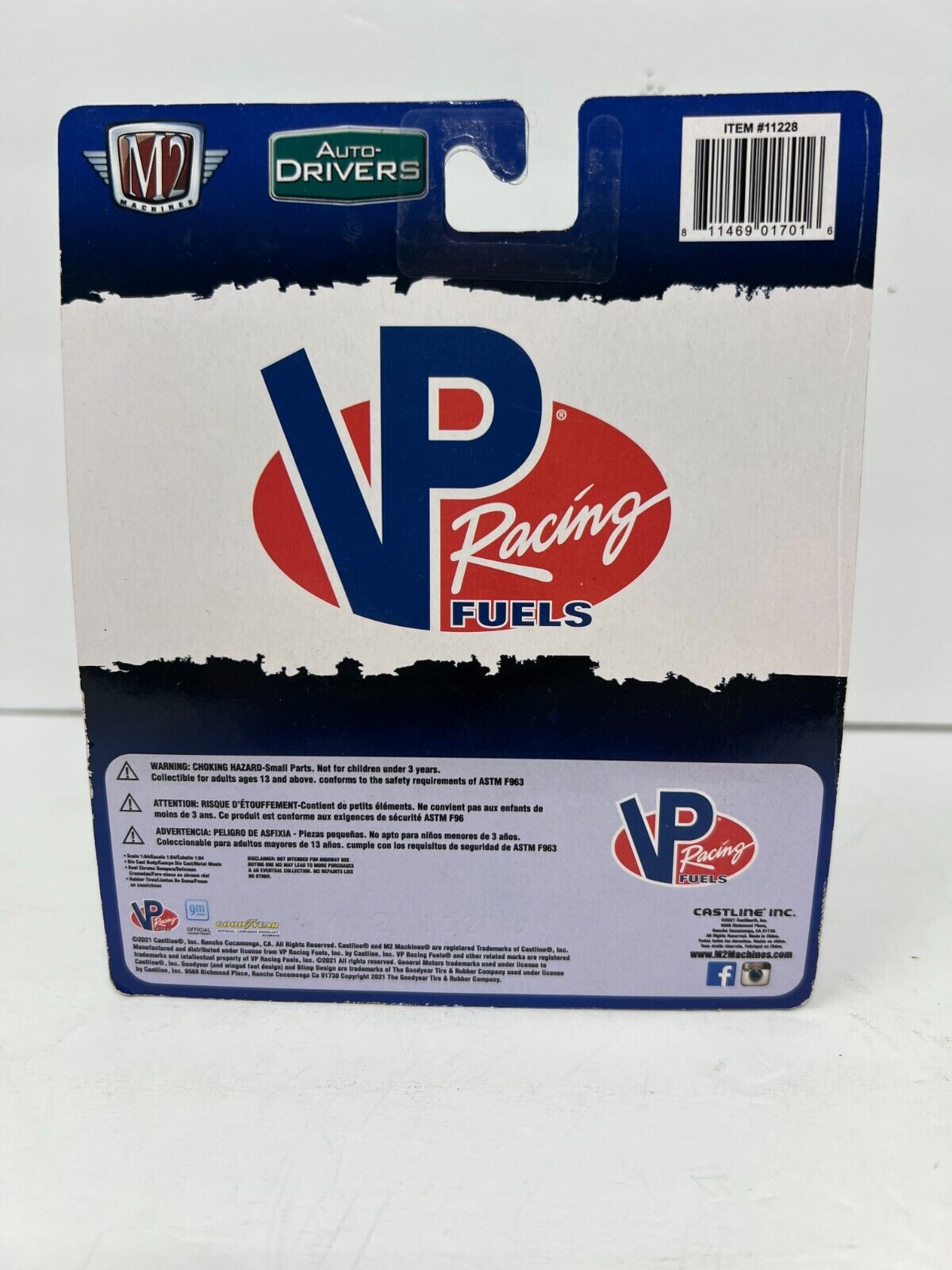 M2 Machines VP Racing Fuels 1969 Chevrolet Camaro SSRS R80 1:64 Diecast