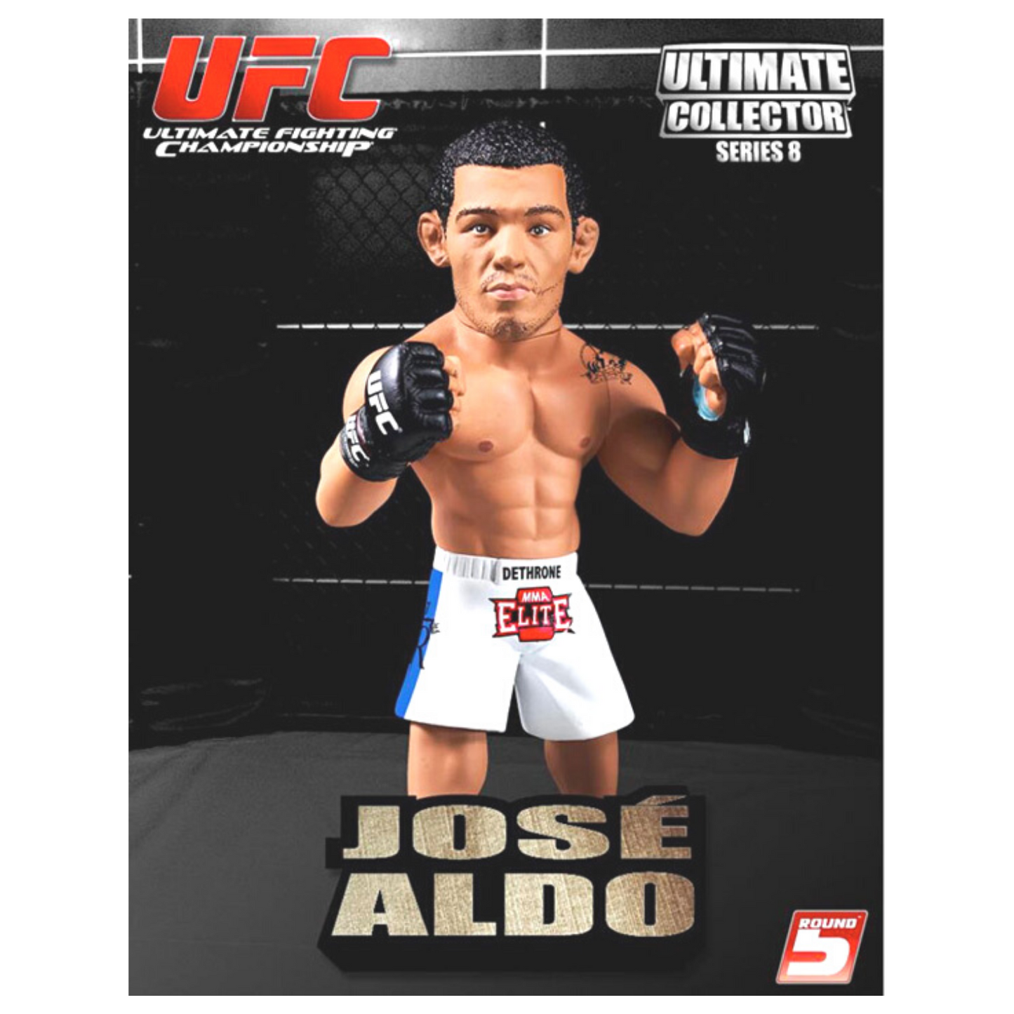Round 5 UFC Jose “Junior” Aldo Ultimate Collector Series 8 Action Figure