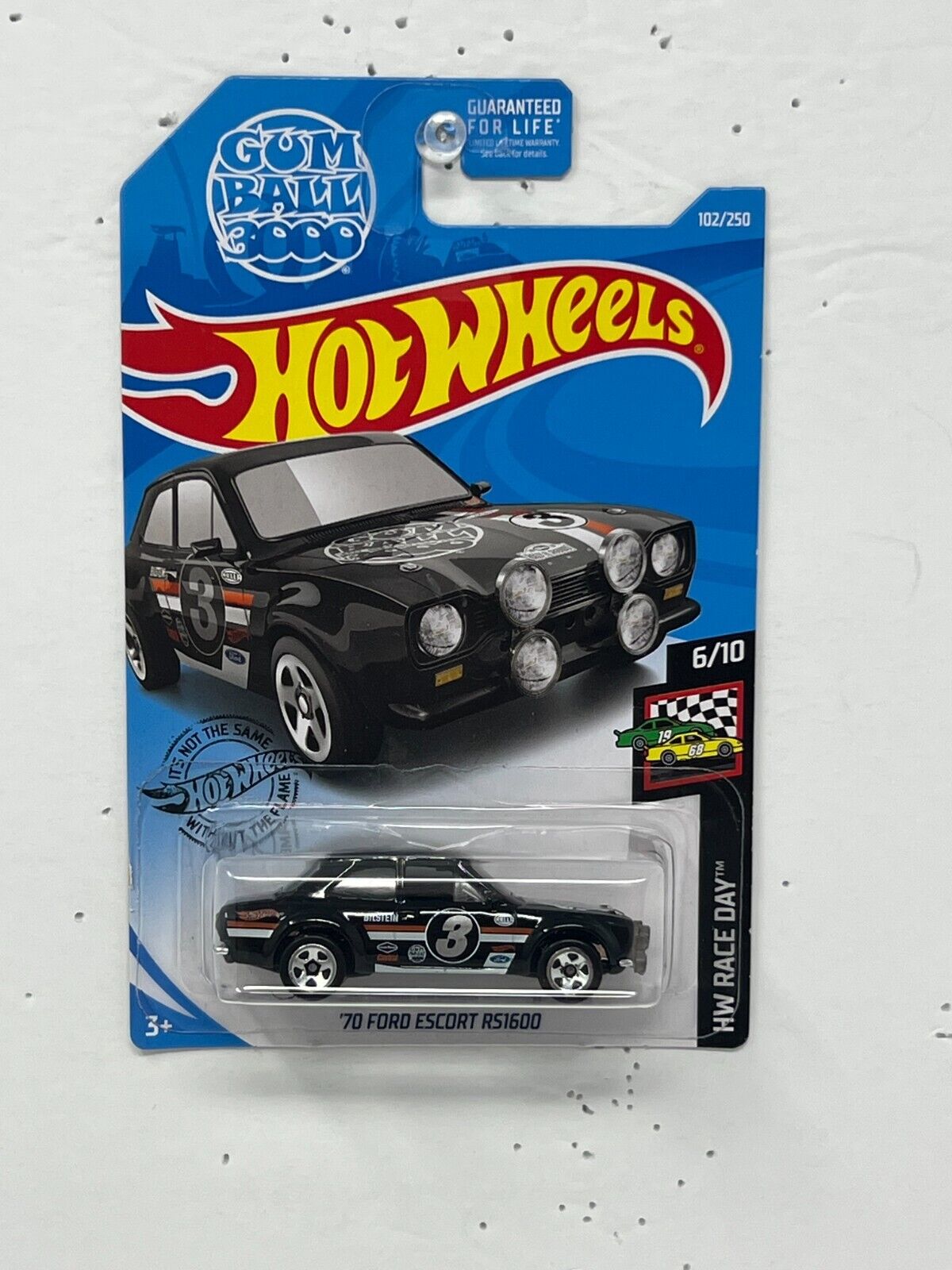 Hot Wheels HW Race Day '70 Ford Escort RS1600 Rally Car 1:64 Diecast